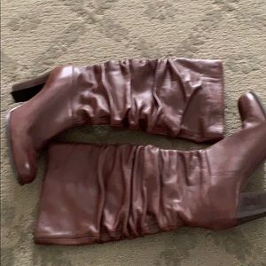 BP slouch Brown Leather boots